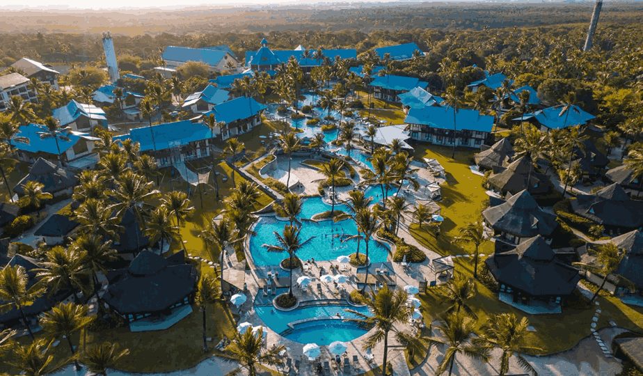 Vista aérea del Summerville Resort